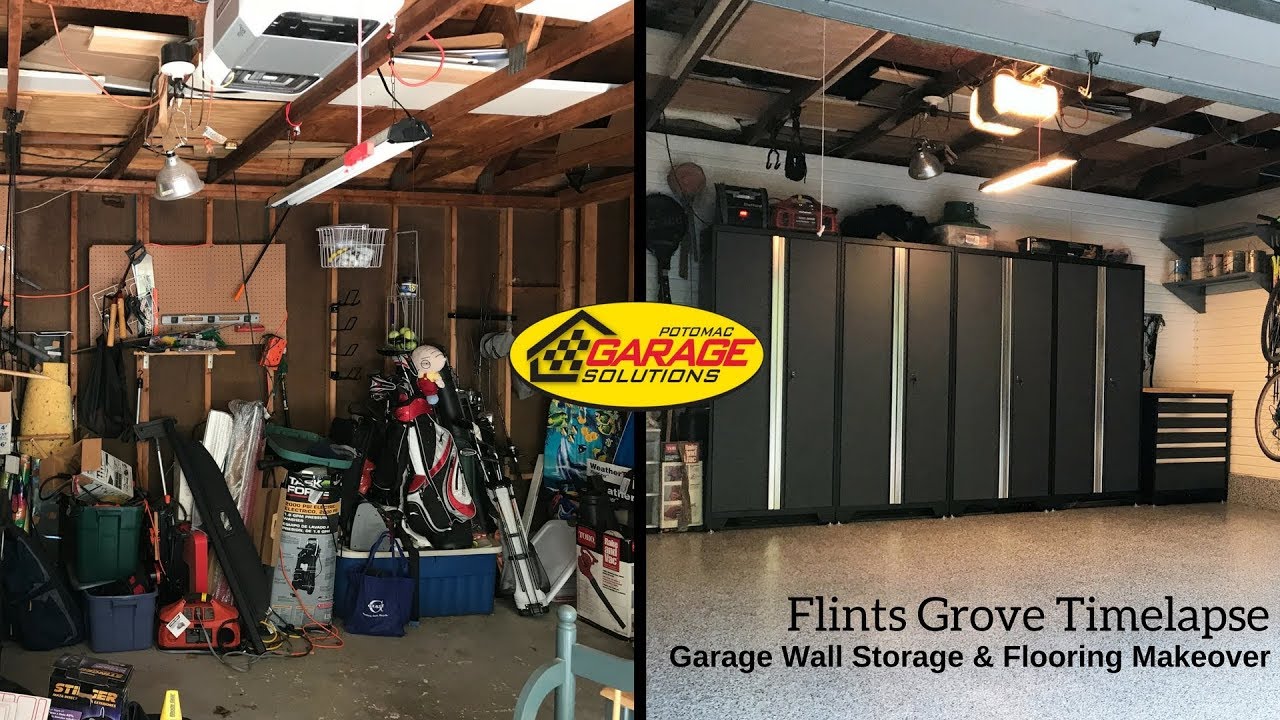 Garage Renovation Timelapse | Potomac Garage Solutions