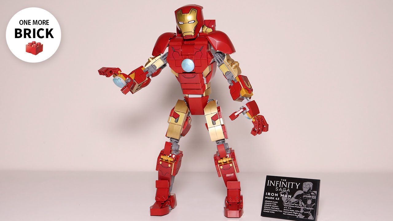 LEGO MARVEL Iron Man Figure 76206 - lego speed build