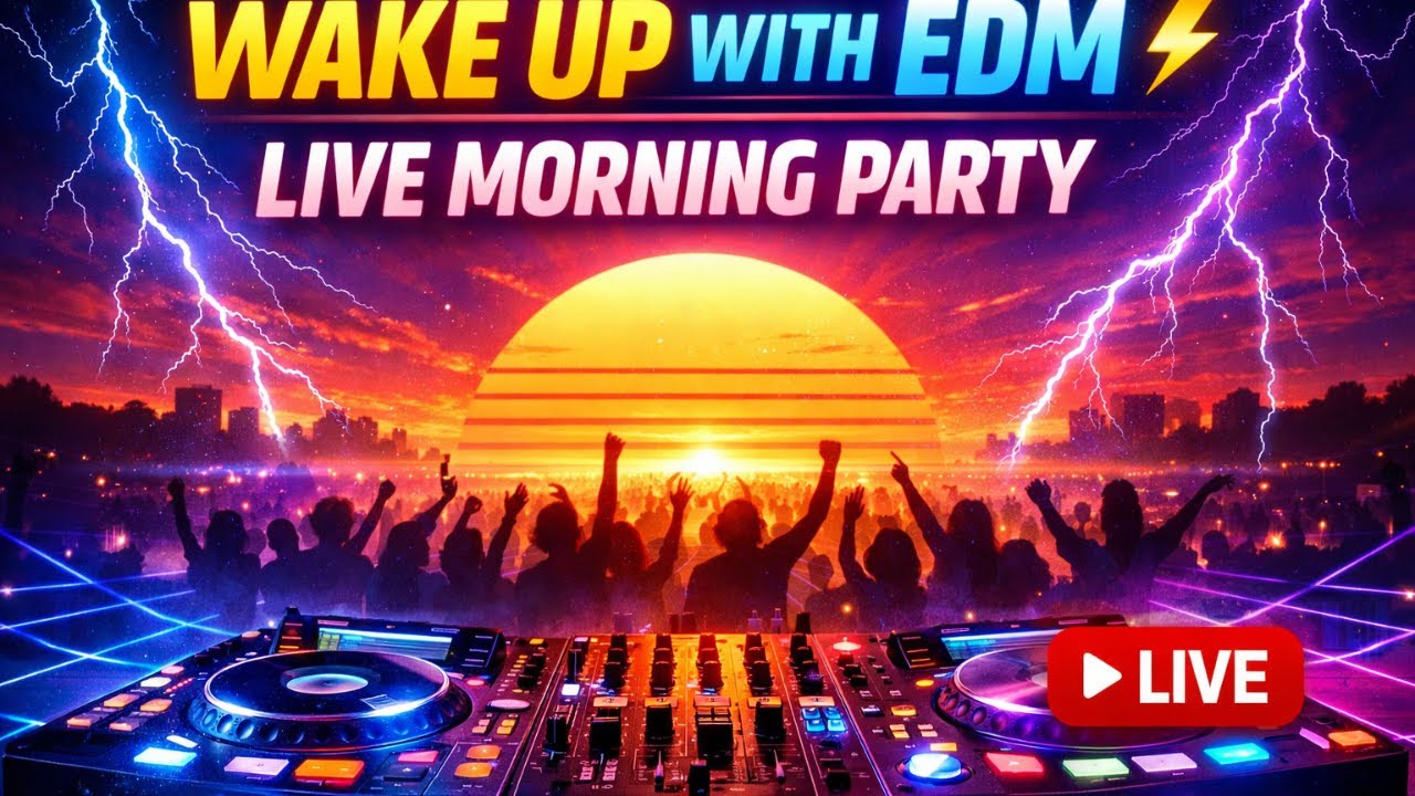 🔴 LIVE Morning EDM Party 2026 | Best Pop EDM & Dance Music Mix to Start Your Day