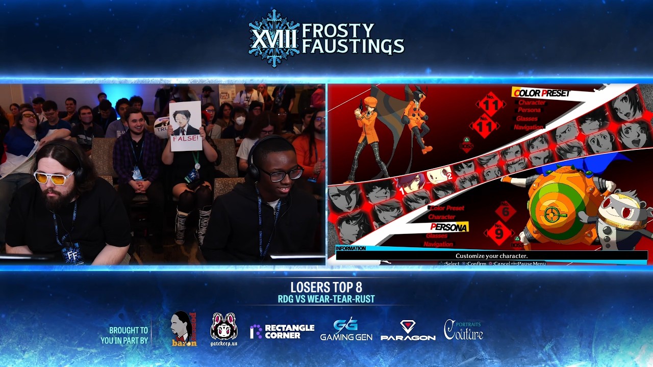 Persona 4 Arena Ultimax Top 8 - Frosty Faustings XVIII (2026)