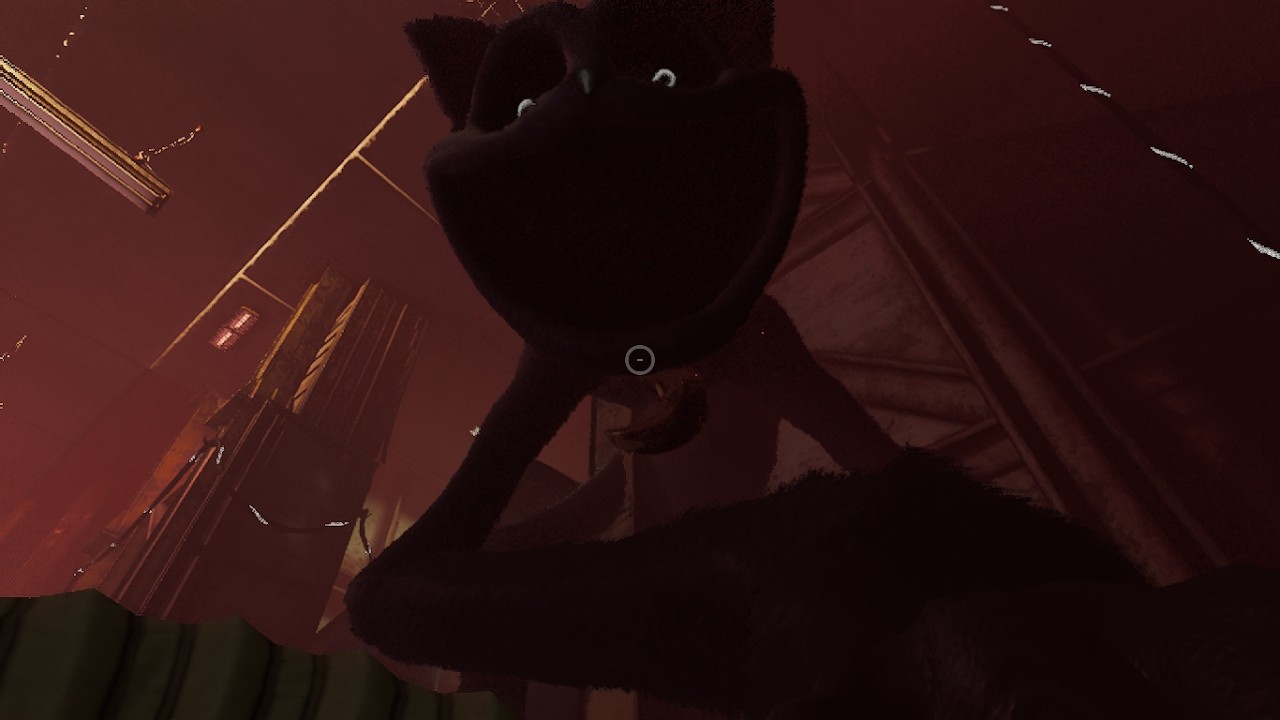 Esse gato roxo infeliz me deu cada susto