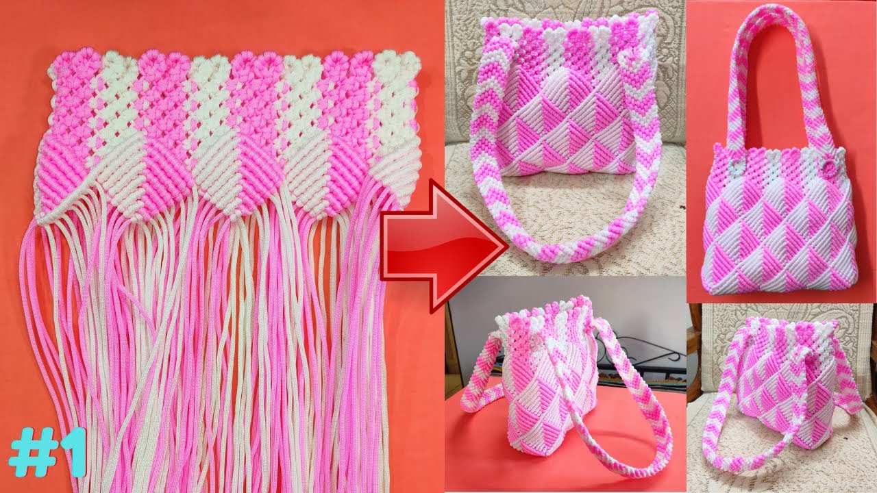 Macrame Purse | Part 1 | मैकरम का पर्स | DIY | How to | easy Tutorial