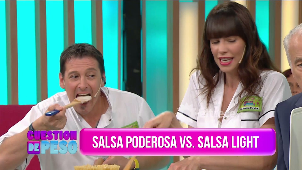 Para comer pastas: Salsa poderosa vs salsa light