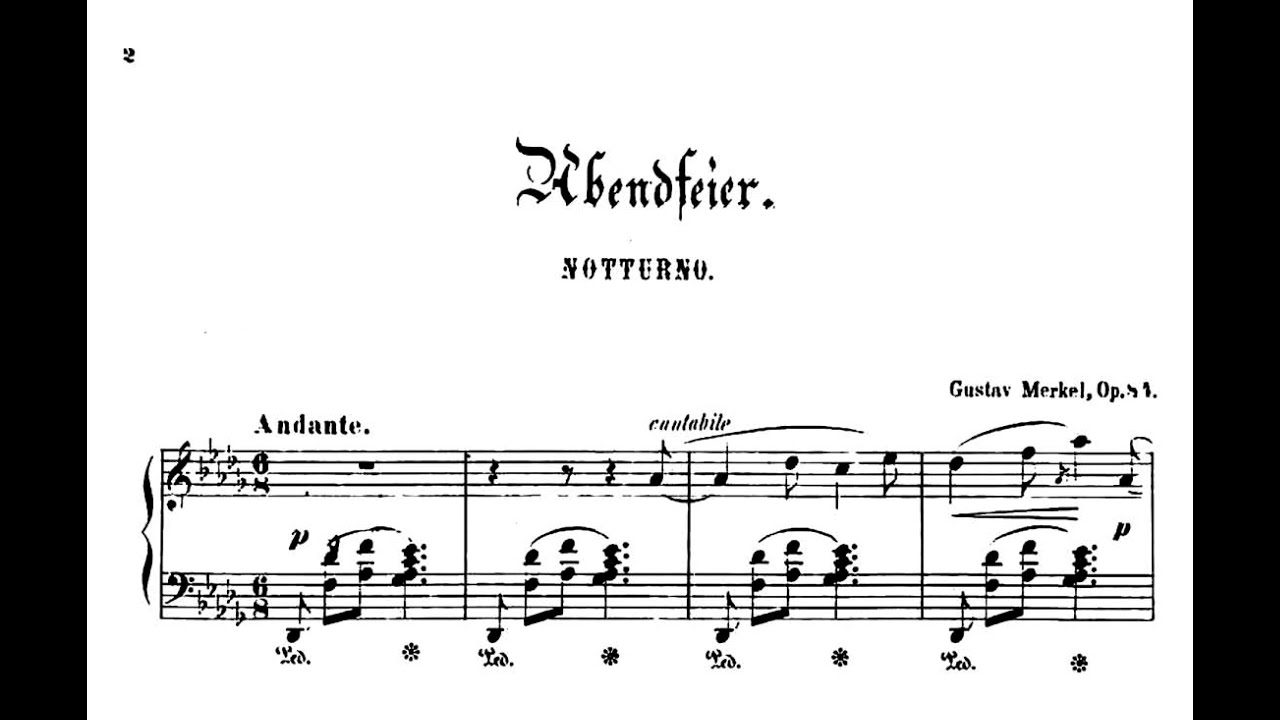Gustav Merkel: Notturno 