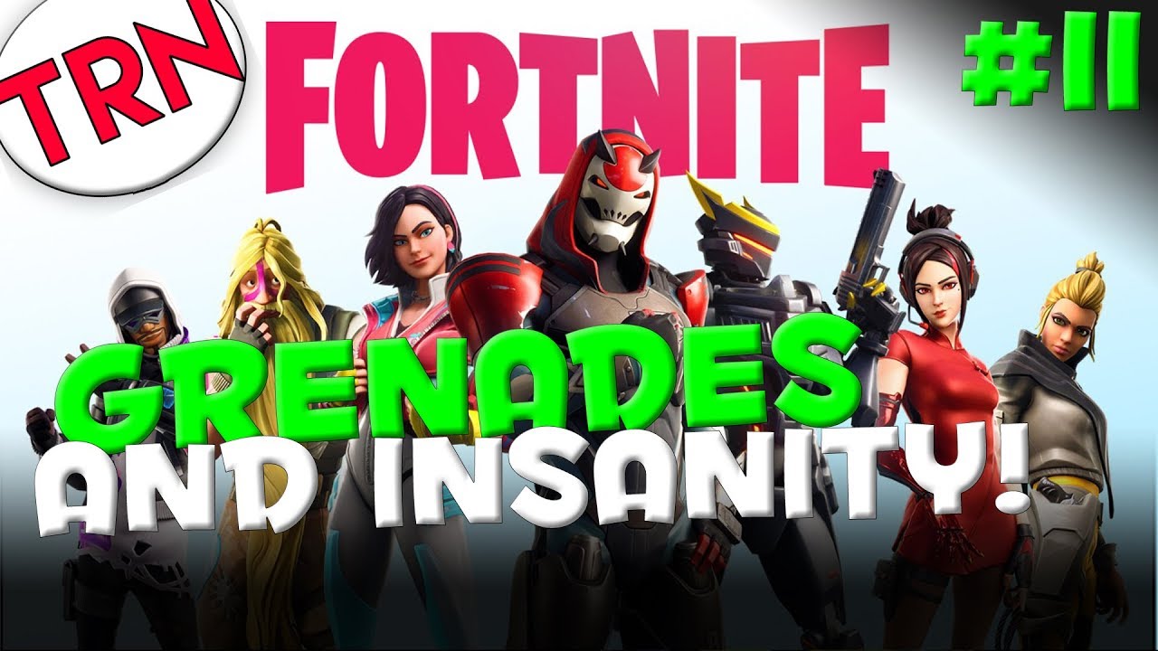 HE FINDS A GRENADE LAUNCHER AND GOES INSANE WITH IT | Fortnite Ep 11 - Lets Play, Gameplay