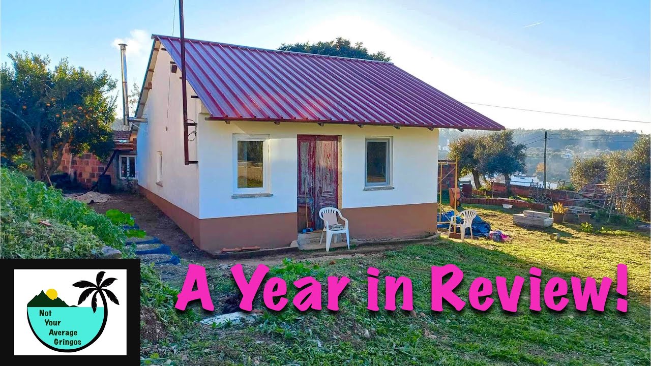 A Year of Renovations in 12 Minutes! Renovating our Ruin in Portugal. Goodbye 2023!