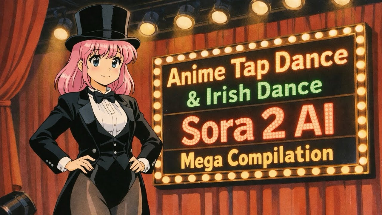 Anime Tap Dance & Irish Dance Sora 2 AI Mega Compilation