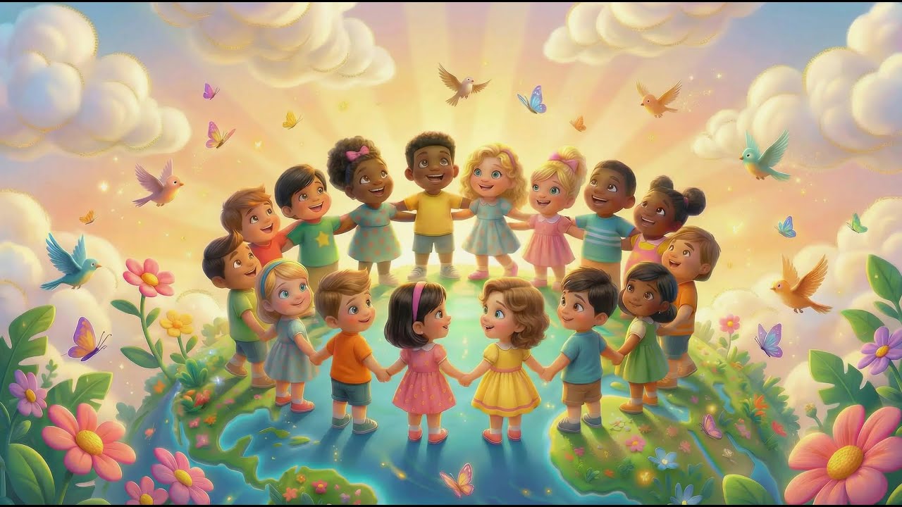 When We Love, When We Share Song With Lyrics | Kids Music | Nhạc thiếu nhi tiếng anh