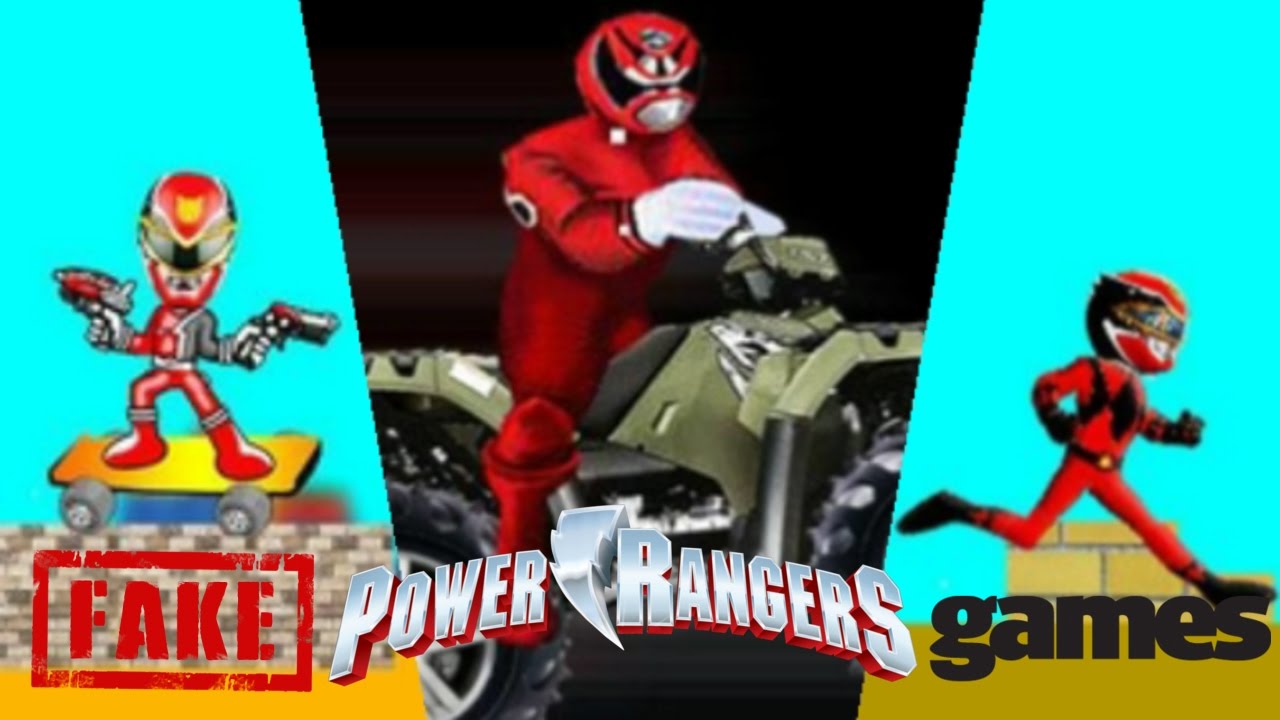 PLAYING BOOTLEG POWER RANGERS MOBILE GAMES!