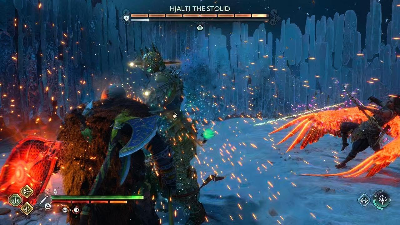 God of War Ragnar&ouml;k: GMGOW NG+ Hjalti The Stolid Boss