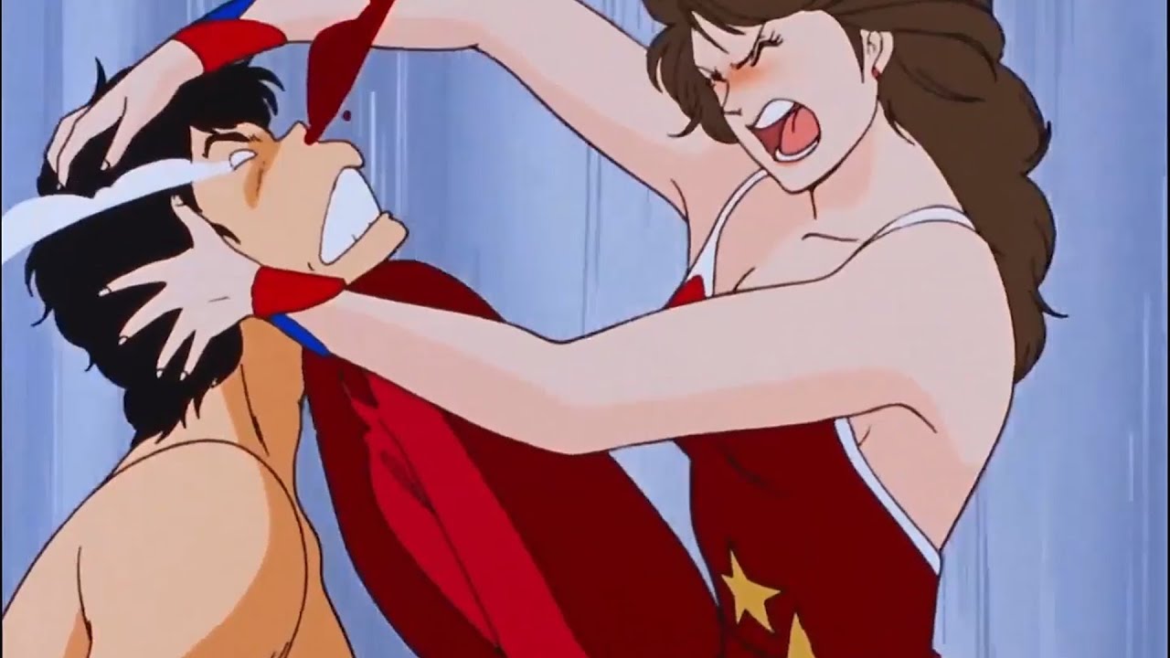 シティーハンター || 冴羽 獠がプリンセスからお礼のキスをもらった、冴羽 獠が間違った強い女の子とイチャイチャ [ City Hunter Anime ]
