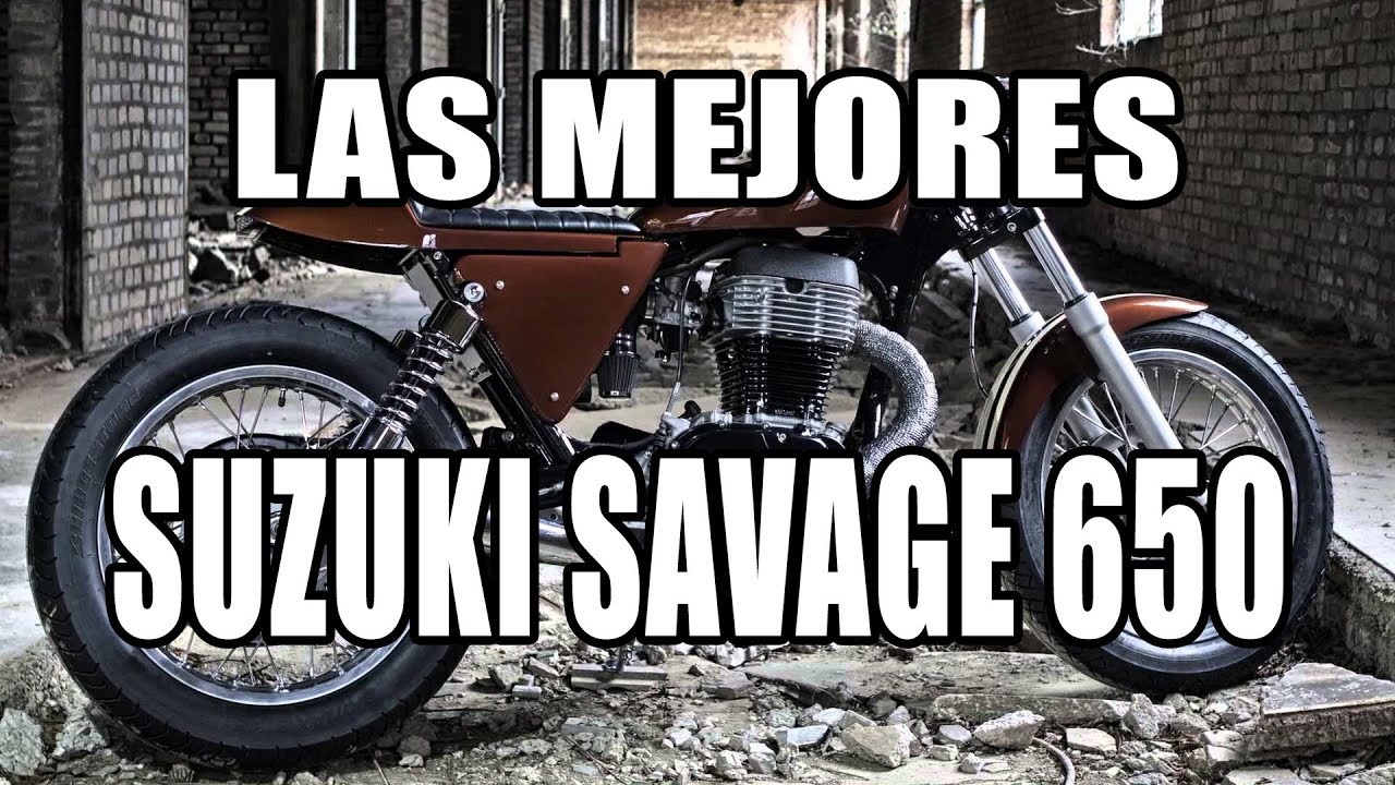 RECOPILACIÓN DE SUZUKI SAVAGE 650 CUSTOMS