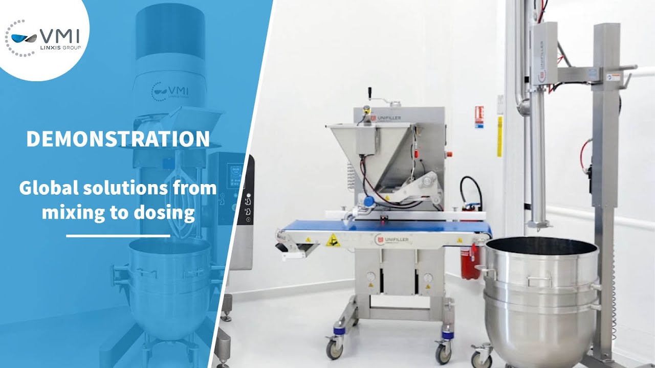 Global solutions from mixing to portioning, with VMI and Unifiller
