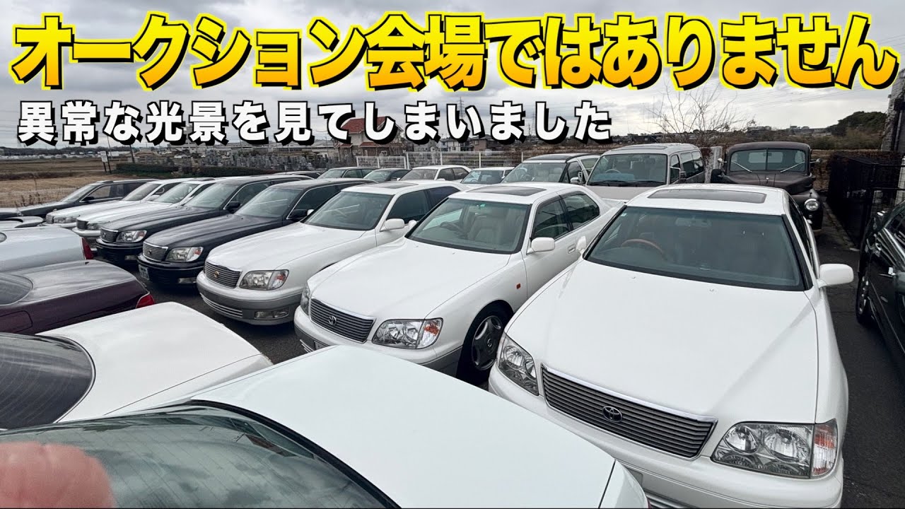 異常な光景！セルシオ選びたい放題！G50プレジデントの前期後期も選べちゃう車屋！ダブルイーモーターズ【くるま小僧】
