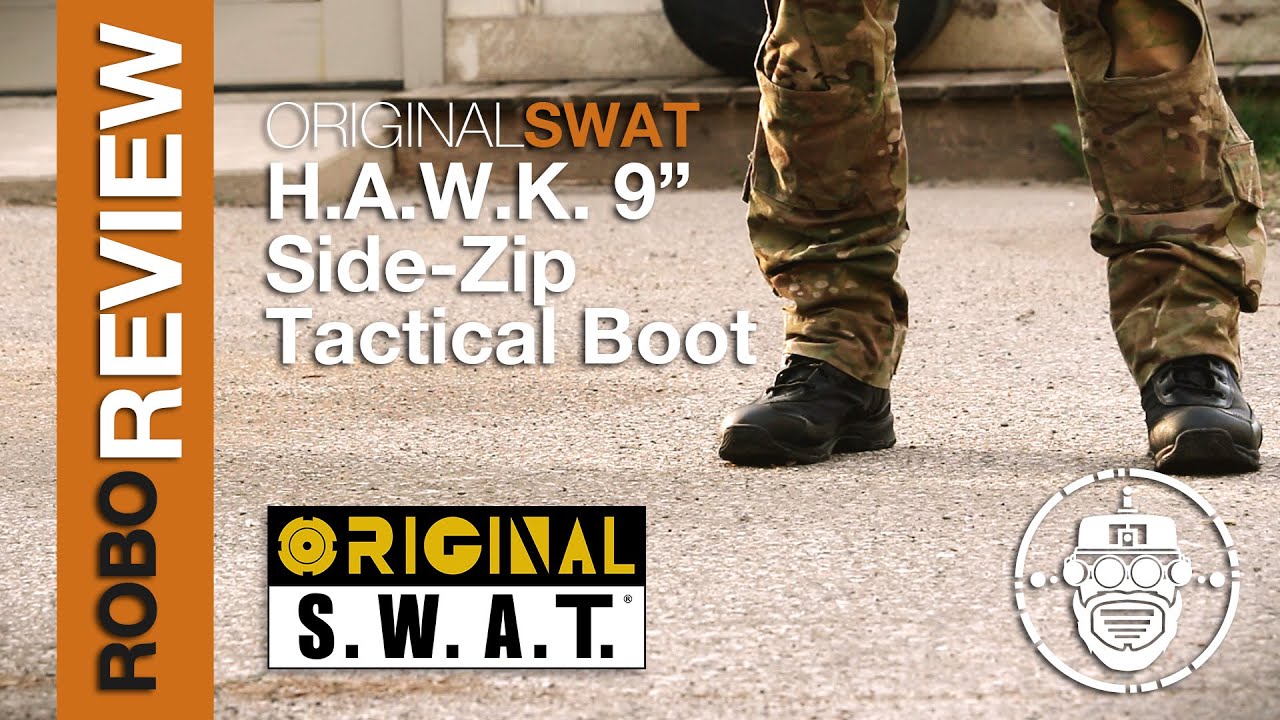 Robo-Airsoft: Robo Gear Review - Original SWAT HAWK Side-Zip Tactical Boot