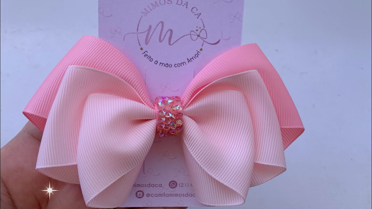 LAÇO LARA🎀DIY-PAP-RIBBON BOW HAIR