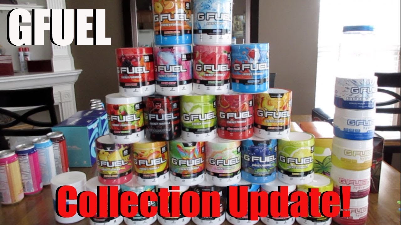 GFuel Collection Update!!! (Tubs, Shaker Cups, Stickers, Etc.)