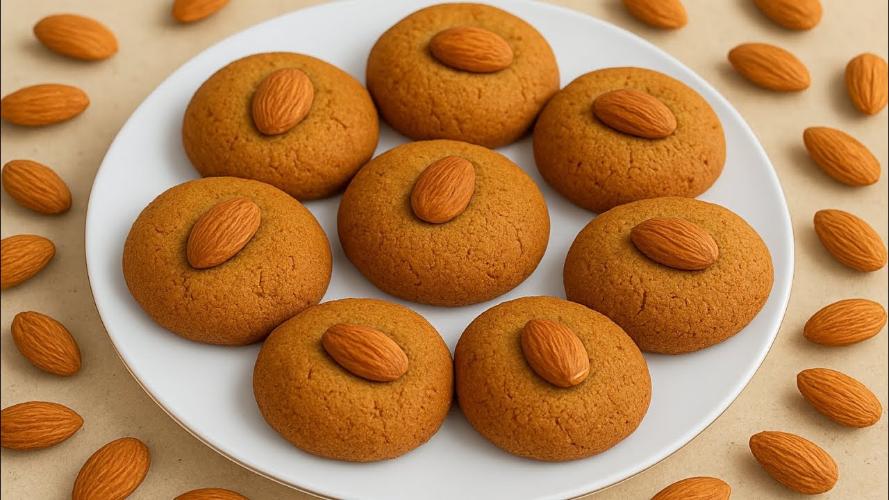 ✨ Easy 2-Ingredient Almond Cookies – Soft, Chewy & Naturally Gluten-Free
