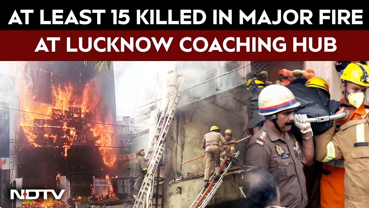 Lucknow Coaching Centre Fire | Lucknow Coaching Centre Fire: 4 Arrested, 4 Officials Suspended
