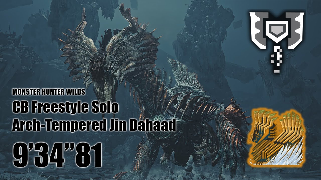 MHWilds CB Freestyle Solo Arch-Tempered Jin Dahaad 9'34