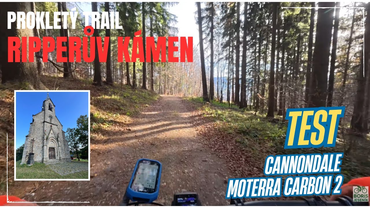 Prokletý trail místo Superflow! Výzva přes Ripperův kámen na Cannondale Moterra + Edge 1050 GPS...