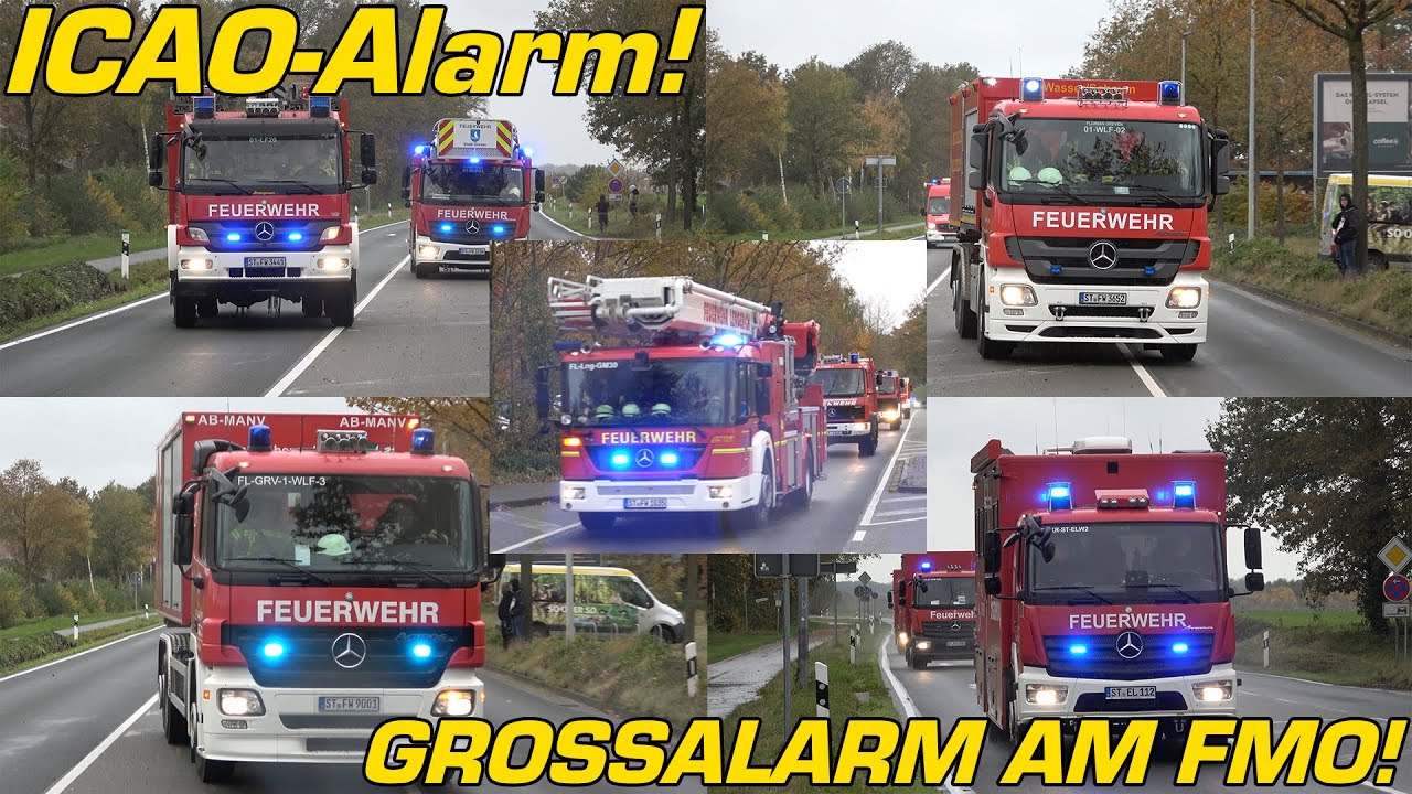 [BRUCHLANDUNG AM FMO!] Hunderte Kräfte proben den Ernstfall am Flughafen Münster/Osnabrück!