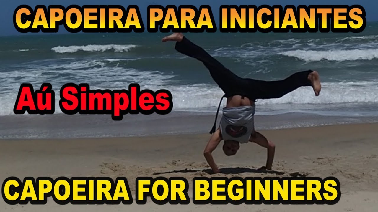 Aula 20 (class 20) Aú simples - Capoeira iniciantes (capoeira Beginners) ENGLISH SUBTITLES