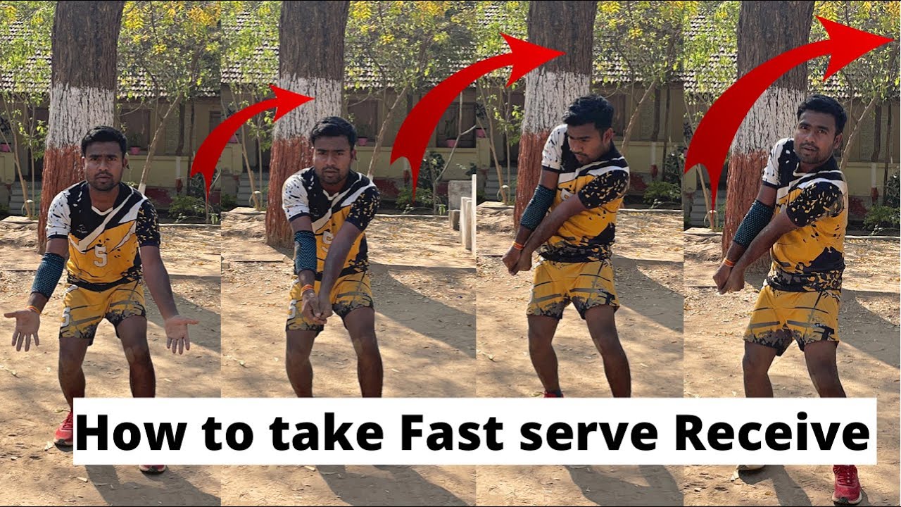 How to take Fast serve Receive || Passing Tips || #abvolleyball #volleyball #spike #pass