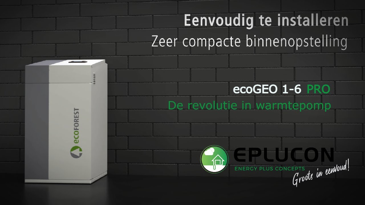 Revolutionair: propaan warmtepomp Ecoforest ecoGEO 1-6 PRO