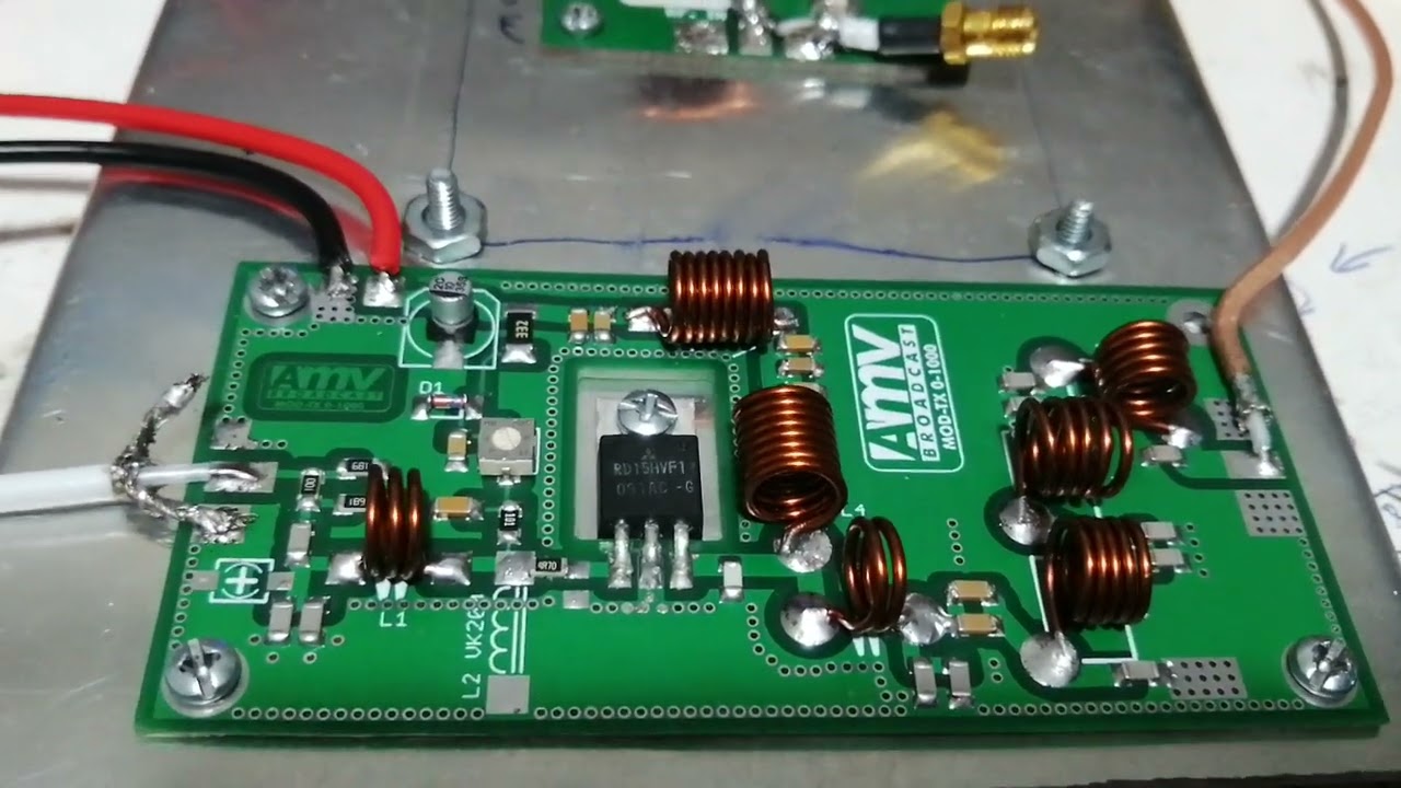 Driver excitador de 10w con Rd15hvf1