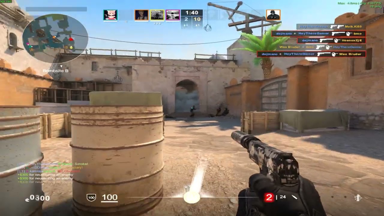 100% AVERAGE HEADSHOT
