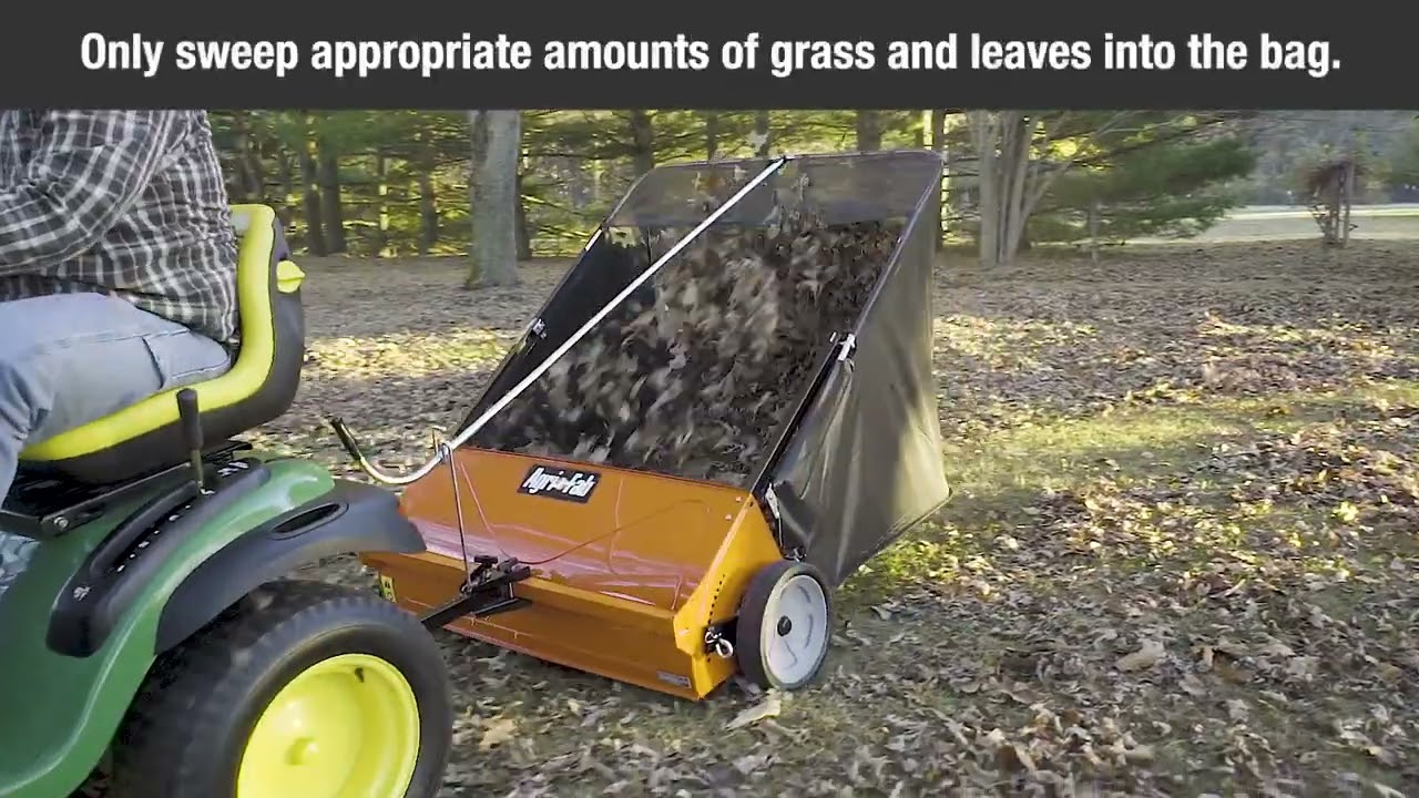 04 Safety, Operation & Maintenance Agri-Fab Lawn Sweeper [45-04923]