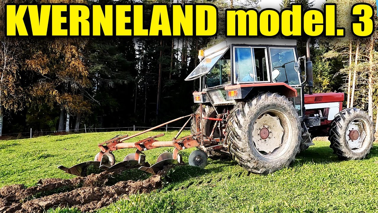 IH844 och Kverneland model 3 plöjer mera