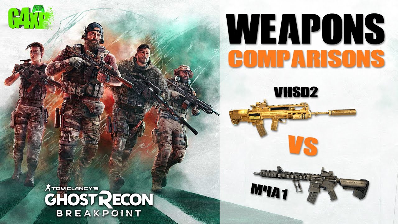 Ghost Recon Breakpoint | Tips & Tricks | Weapon Comparisons|  M4A1 vs VHSD2