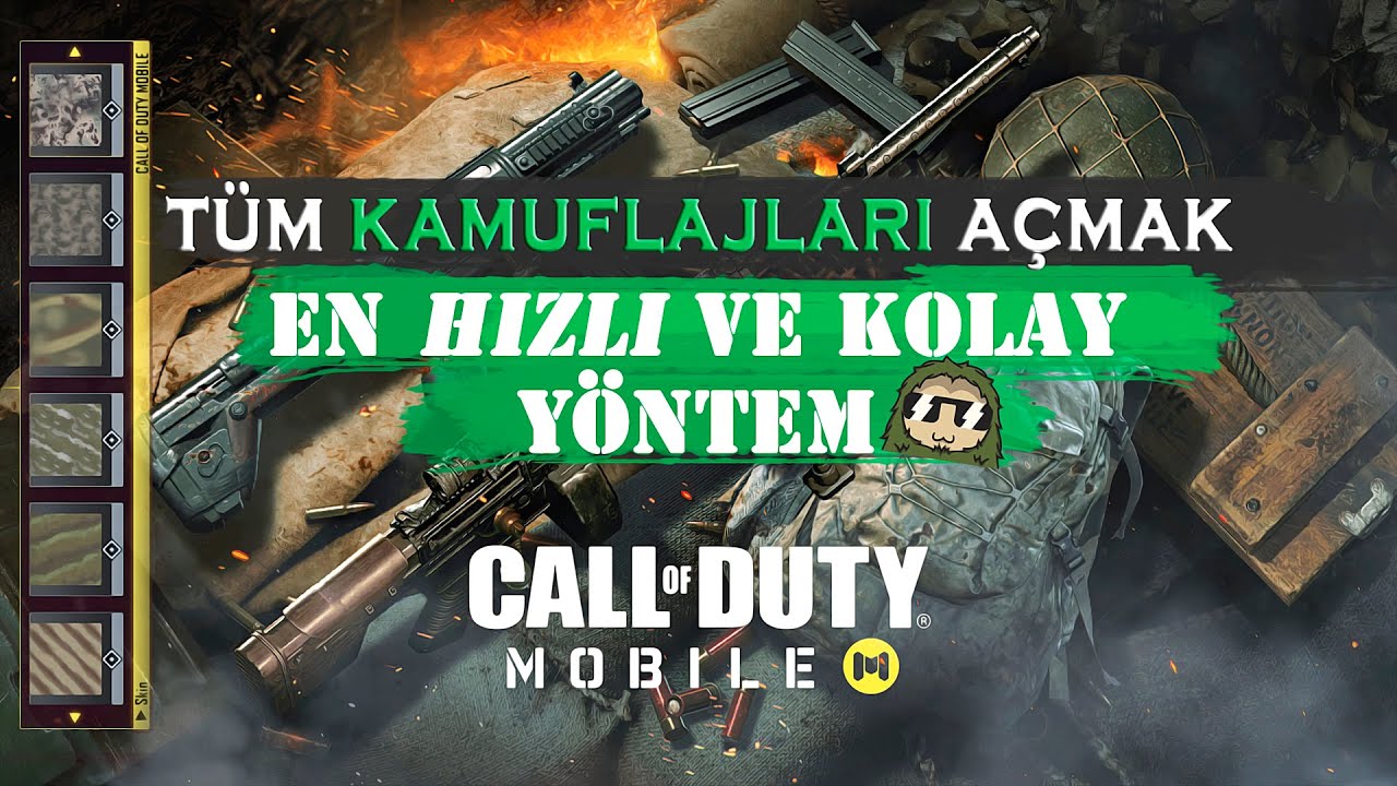 KAMUFLAJ AÇMAK / EN HIZLI VE KOLAY YÖNTEM / COD MOBİLE