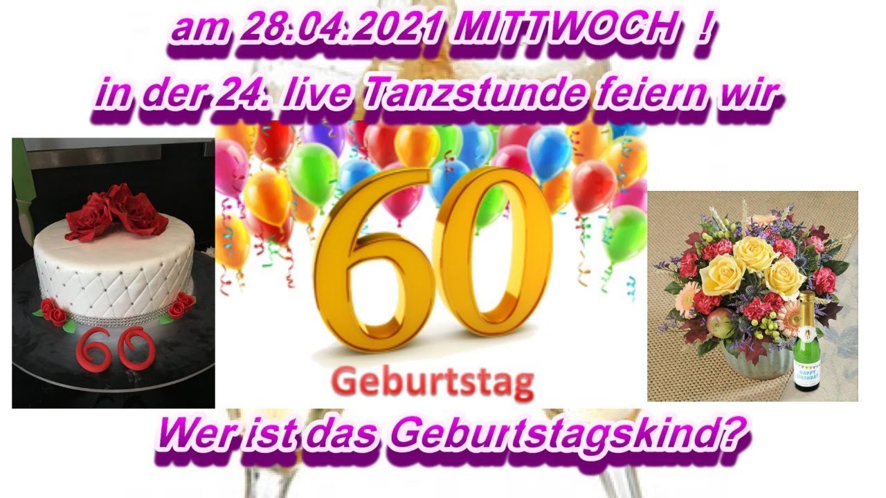 Die 24. live Tanzstunde mit Magdalena ausnahmsweise am MITTWOCH,  28.04.2021 um 16:00 Uhr