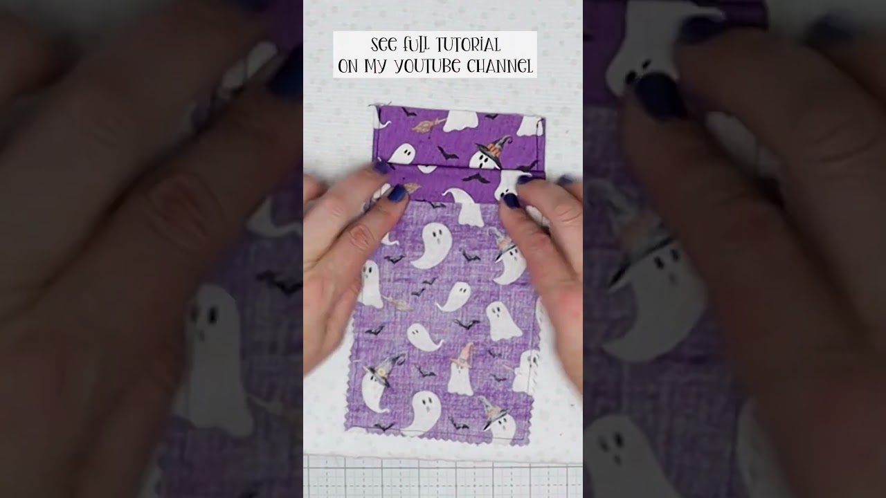 How to sew a Drawstring bag for Halloween