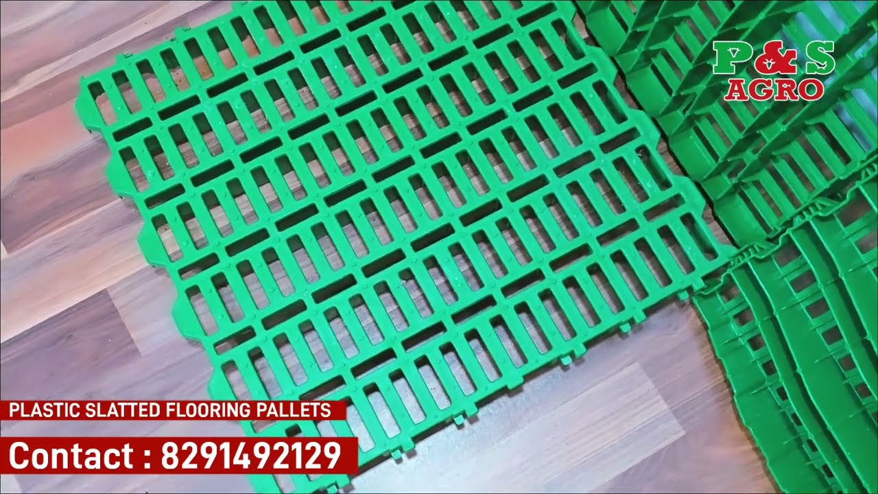 Goat Farm Flooring PVC Pallets | Green Long Lasting Pallets for goats | P&S Agro