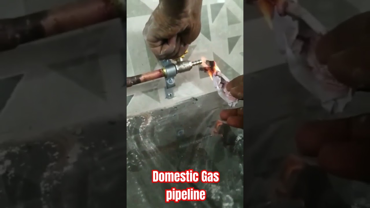 Domestic Gas pipeline #gasappliances