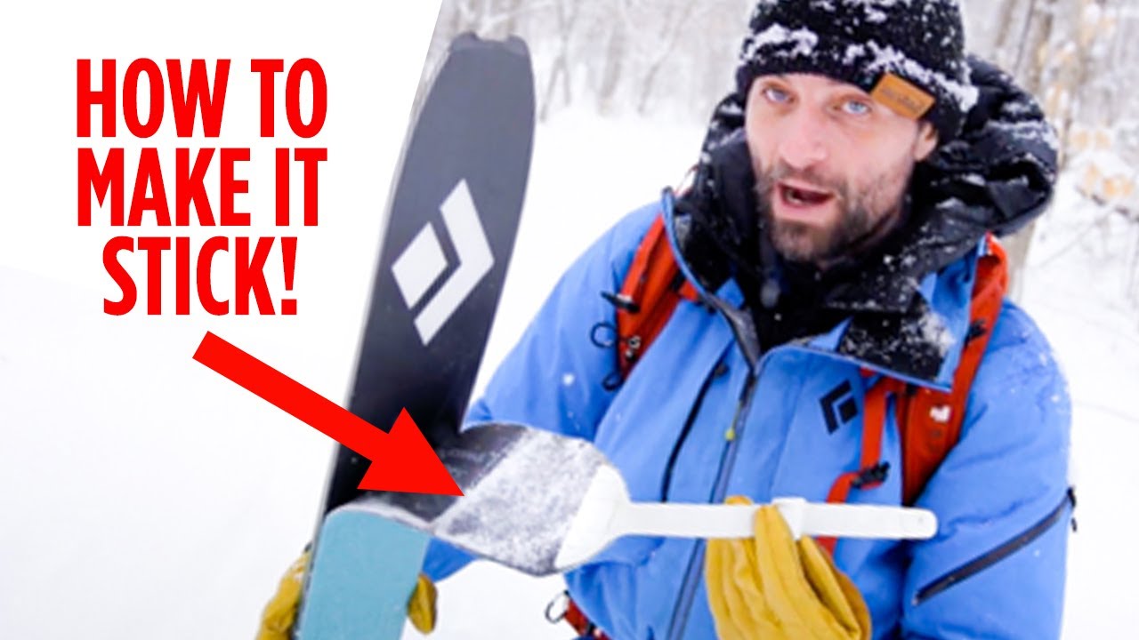 How To Clean Snow & Ice Off Your Climbing Skins When Ski Touring