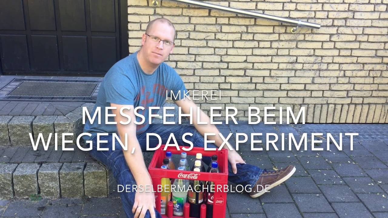 Imkerei - Wiegefehler im Experiment