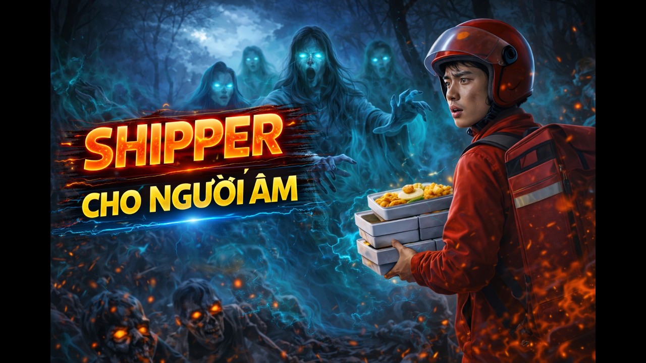 SHIPPER GIAO ĐỒ ĂN CHO NGƯỜI ÂM