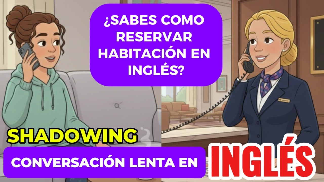 Aprende a RESERVAR tu HABITACIÓN✅MEJORA tu ESCUCHA y PRONUNCIACIÓN EN INGLÉS