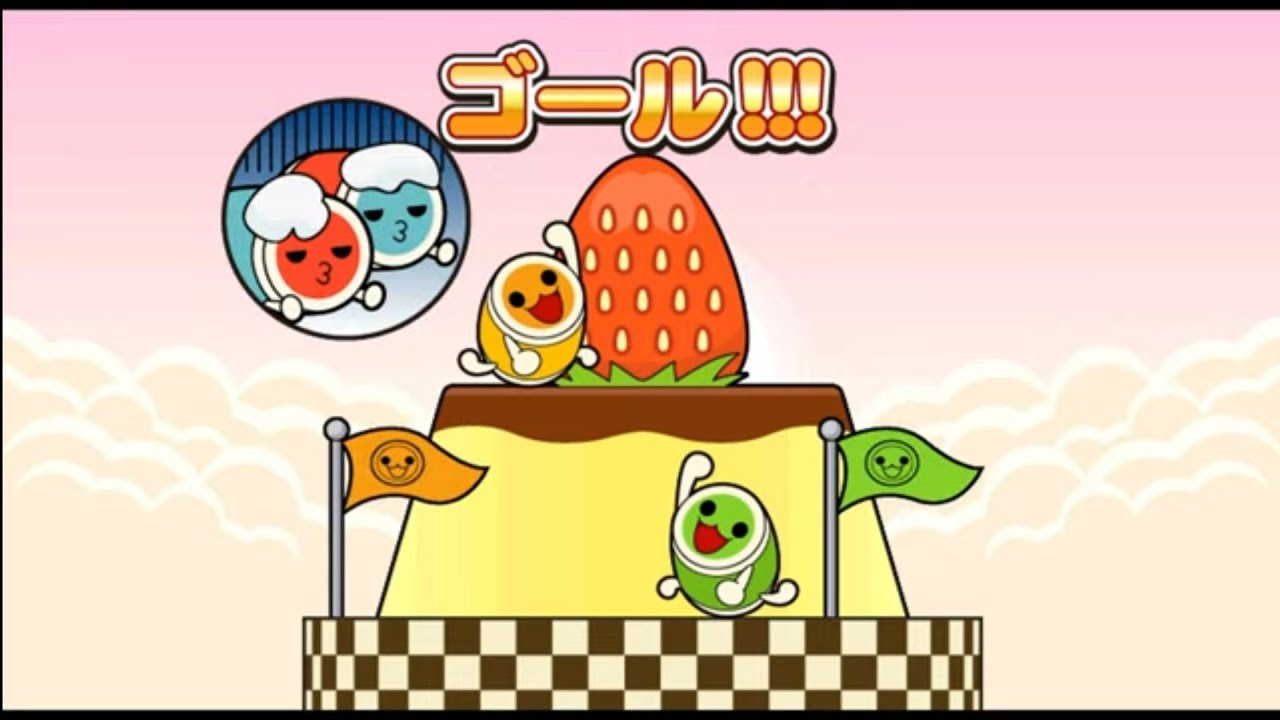 男だらけのミニゲーム大会!!! 太鼓の達人Wii みんなでパーティ☆3代目! たいこランド 4人でケーキタワー むずかしいモードをゴール出来るまでやってみた‼️