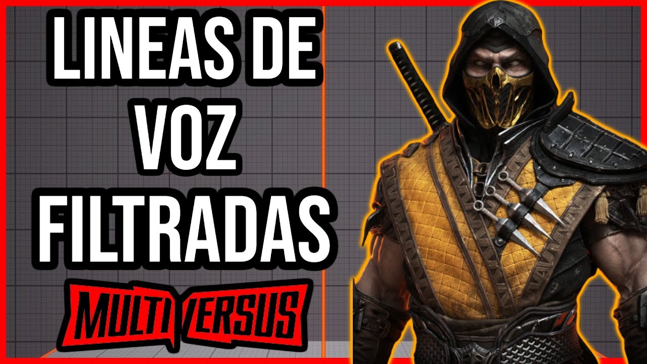 LINEAS DE VOZ FILTRADAS DE NUEVOS PERSONAJES EN MULTIVERSUS