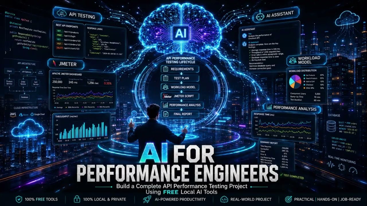 AI for Performance Testing #1: Can AI Replace Performance Engineers? | Ollama + Qwen + JMeter