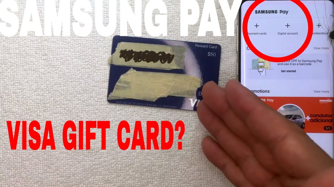 ✅  Can You Use A Visa Gift Card On Samsung Pay? 🔴