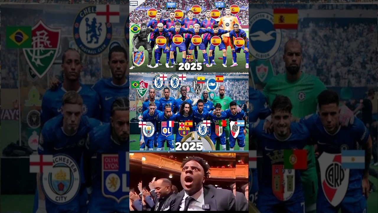 Barcelona vs Chelsea 2025 XI ⚔️