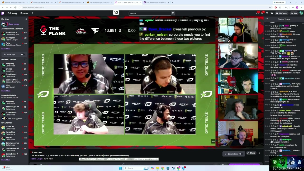 Karma Reacts & Roasting The Flank Cast Talking About OpTic's Win Against Gentle Mates!