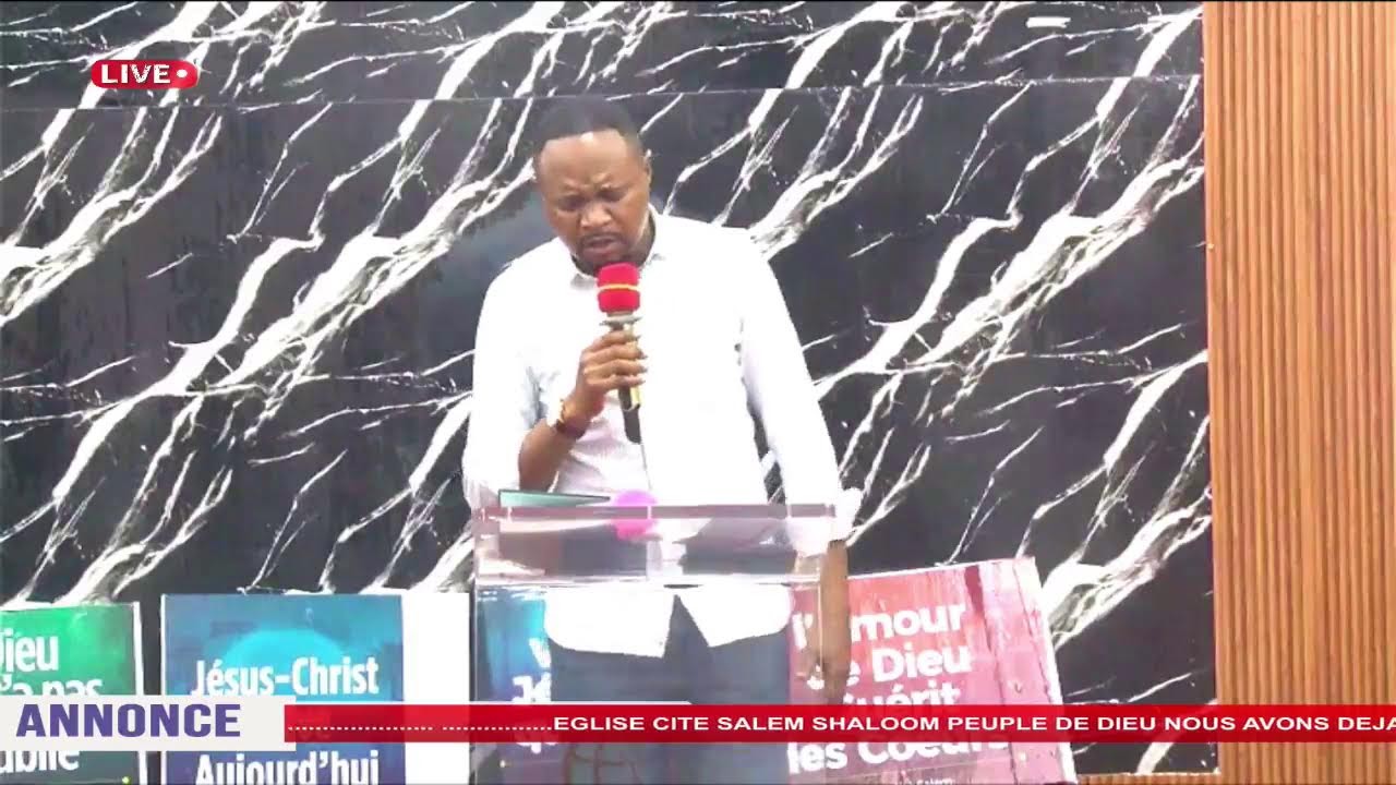 CULTE DU MERCREDI 11 FEVRIER 2026 AVEC L'APOTRE SYLVAIN MULAMBA